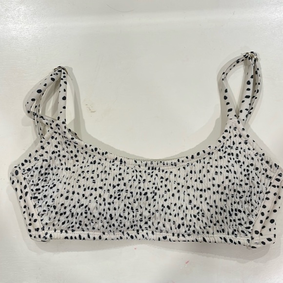 Polkadot printed bikini top - Picture 1 of 5